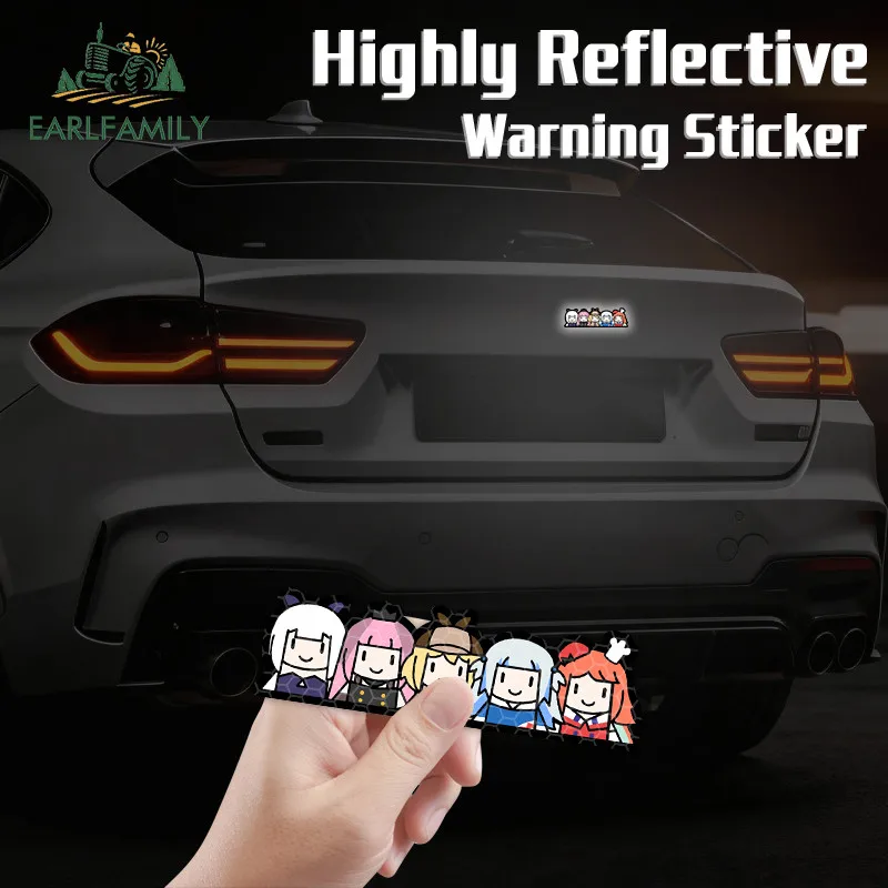 EARLFAMILY Hololive English Five Members Peeking Reflective Car Stickers Electric-Bicycle Bumper Decals Scratch-Proof Car Goods
EARLFAMILY Hololive English Five Members Peeking Reflective Car Stickers Electric-Bicycle Bumper Decals Scratch-Proof Car Goods