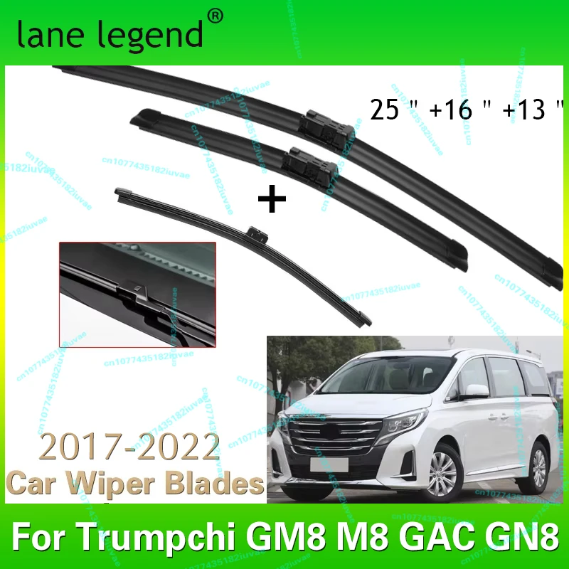 For Trumpchi GM8 M8 GAC GN8 2017~2022 Car Wiper Blade Accessories Front Rear Windscreen Rubber Brushes Cutter Strip Cleaning
For Trumpchi GM8 M8 GAC GN8 2017~2022 Car Wiper Blade Accessories Front Rear Windscreen Rubber Brushes Cutter Strip Cleaning