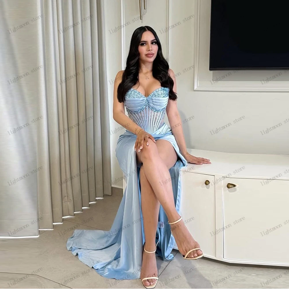 Винтажные вечерние платья, атласное платье для выпускного вечера, элегантные халаты, аппликации из бисера, без бретелек, с открытой спиной, Vestidos De Gala, по индивидуальному заказу 2026
Винтажные вечерние платья, атласное платье для выпускного вечера, элегантные халаты, аппликации из бисера, без бретелек, с открытой спиной, Vestidos De Gala, по индивидуальному заказу 2026