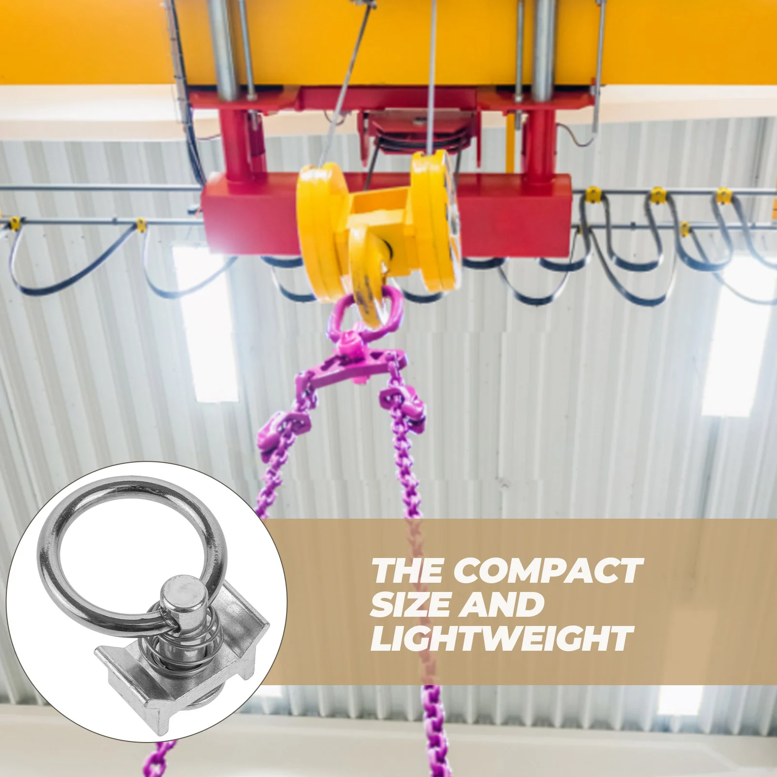 6Pcs Tie Down Fitting Stainless Steel Single Stud O-Ring for Cargo Anchors Heavy Duty Track Accessories
6Pcs Tie Down Fitting Stainless Steel Single Stud O-Ring for Cargo Anchors Heavy Duty Track Accessories