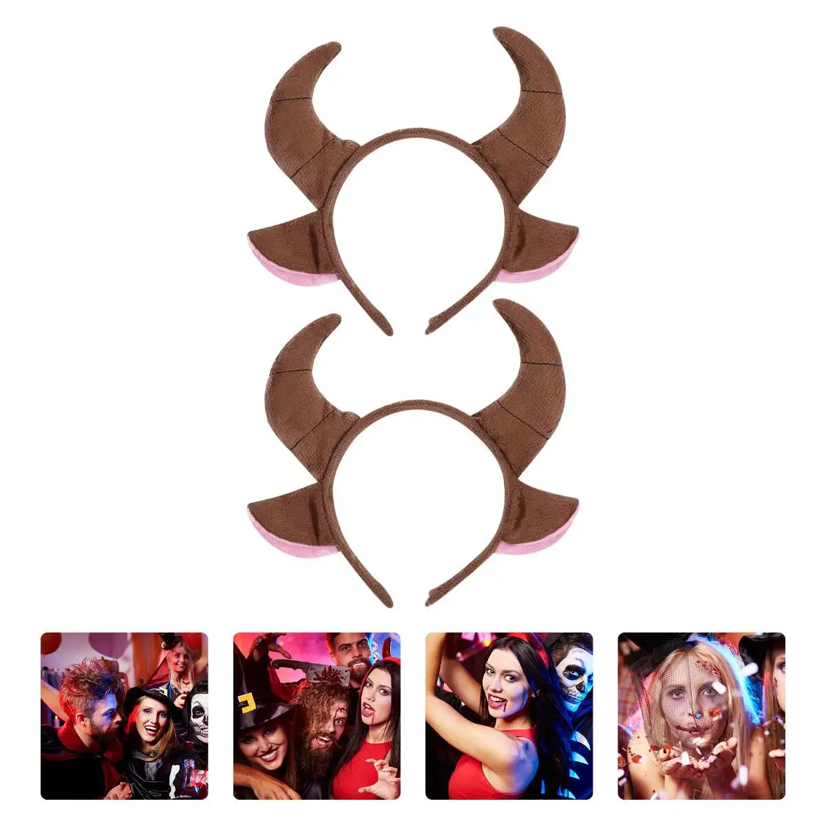 Bull Horn Headband Christmas Headbands Headwear Cosplay Clothing Halloween Headpiece
Bull Horn Headband Christmas Headbands Headwear Cosplay Clothing Halloween Headpiece