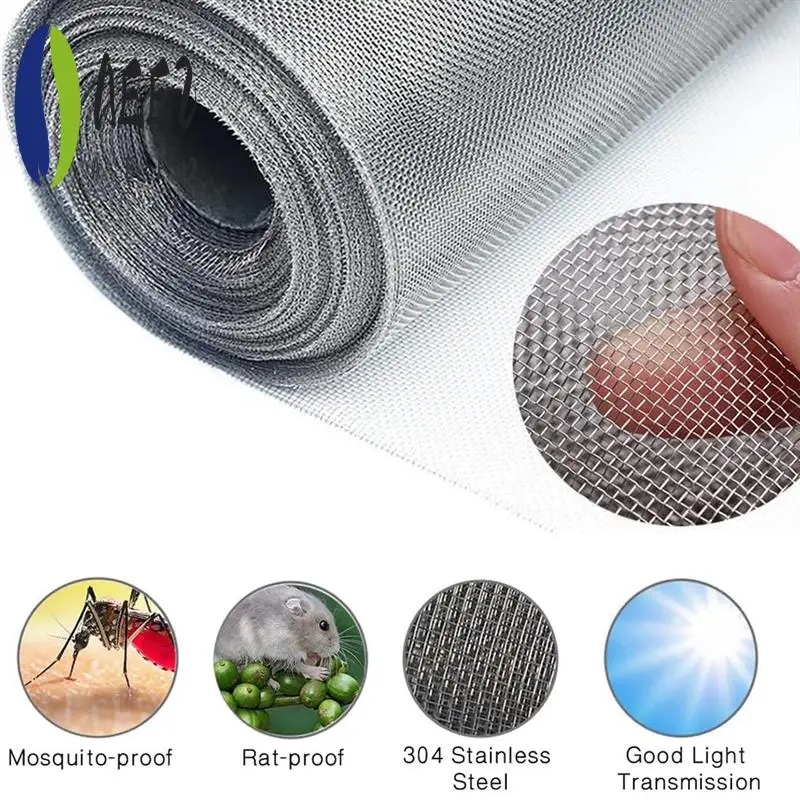 AEE2-Filter Screen Sheets Stainless Steel Air Vent Mesh Cover Wire Mesh Roll 30X120cm Woven Wire 30 Mesh Wire Mesh Sheet
AEE2-Filter Screen Sheets Stainless Steel Air Vent Mesh Cover Wire Mesh Roll 30X120cm Woven Wire 30 Mesh Wire Mesh Sheet