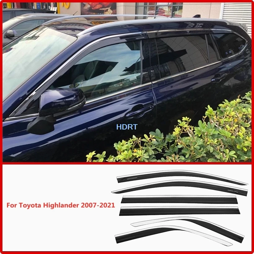 Для Toyota Highlander 2007-2021 Стайлинг автомобиля, козырек на боковое окно, тент от солнца и дождя, дефлектор, защита от атмосферных воздействий, аксессуары
Для Toyota Highlander 2007-2021 Стайлинг автомобиля, козырек на боковое окно, тент от солнца и дождя, дефлектор, защита от атмосферных воздействий, аксессуары