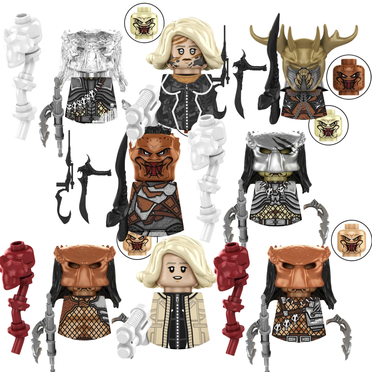Blind Box TP1056 TP460 Building Blocks Model Figures The Terminator Alien VS Predator Skeleton Skull Prometheus Movies Gifts Toy
Blind Box TP1056 TP460 Building Blocks Model Figures The Terminator Alien VS Predator Skeleton Skull Prometheus Movies Gifts Toy
