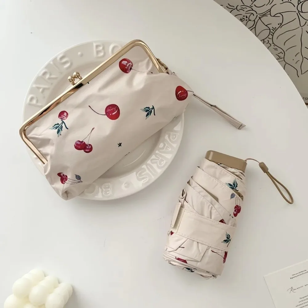 Folding Mini Sun Umbrella UV Protection 6 Ribs Design Pocket Capsule Parasol Dual Use Floral Pattern Sun Shade Umbrella Summer
Folding Mini Sun Umbrella UV Protection 6 Ribs Design Pocket Capsule Parasol Dual Use Floral Pattern Sun Shade Umbrella Summer