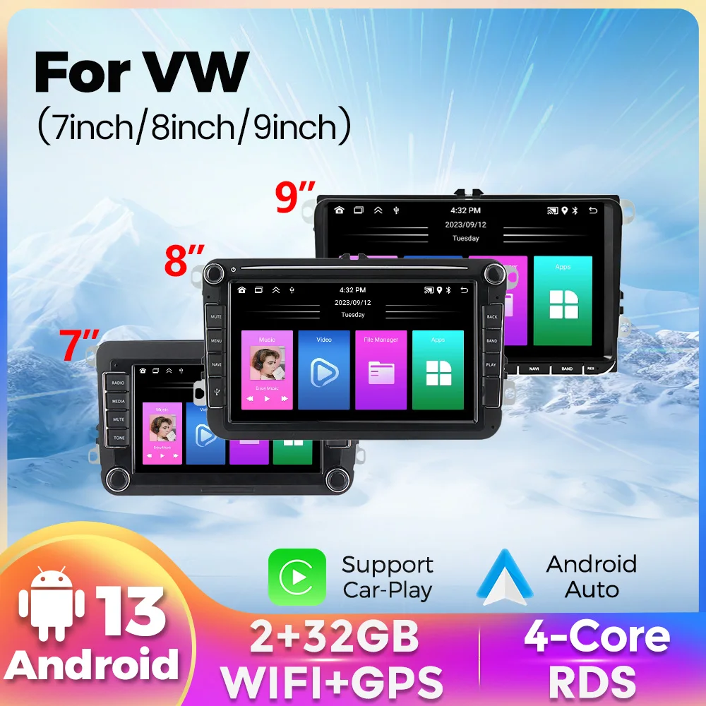 Android Auto Carplay Radio For Volkswagen Passat b6 b7 golf 5 6 Polo Jetta Skoda Car Stereo Screen Multimedia Player GPS WiFi BT
Android Auto Carplay Radio For Volkswagen Passat b6 b7 golf 5 6 Polo Jetta Skoda Car Stereo Screen Multimedia Player GPS WiFi BT