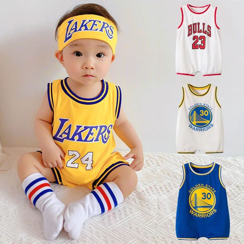Baby Summer Sleeveless Romper Sporty Casual Thin Vest Crawler Suit Blue Ball Leisure Sports Style Thin Regenerated Polyester ...
Baby Summer Sleeveless Romper Sporty Casual Thin Vest Crawler Suit Blue Ball Leisure Sports Style Thin Regenerated Polyester ...