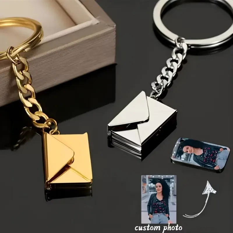 Custom Photo Keychain, Detachable Envelope Keyring, Personalized Gift for Mom, Family, Friends, Valentine'S Day Gift
Custom Photo Keychain, Detachable Envelope Keyring, Personalized Gift for Mom, Family, Friends, Valentine'S Day Gift
