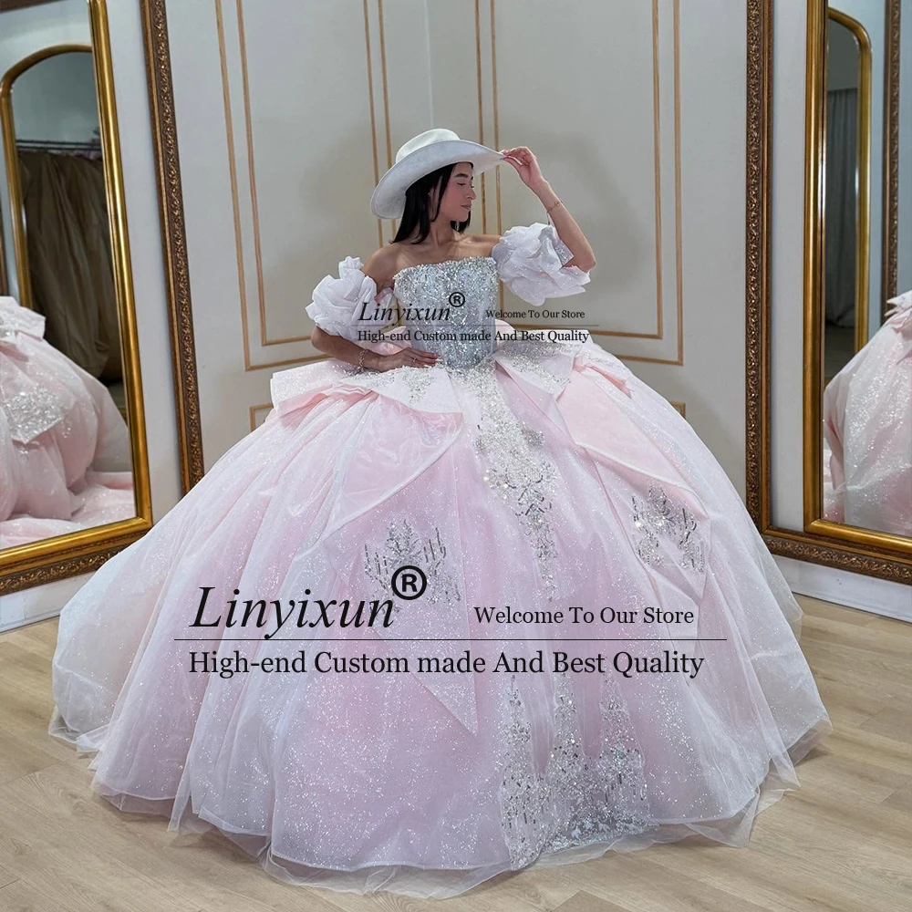 Princess Crystal Quinceanera Dresses for Girl Applique Ball Gowns Coming-of-age Ceremony 2025 Customized vestido quinceañeras
Princess Crystal Quinceanera Dresses for Girl Applique Ball Gowns Coming-of-age Ceremony 2025 Customized vestido quinceañeras