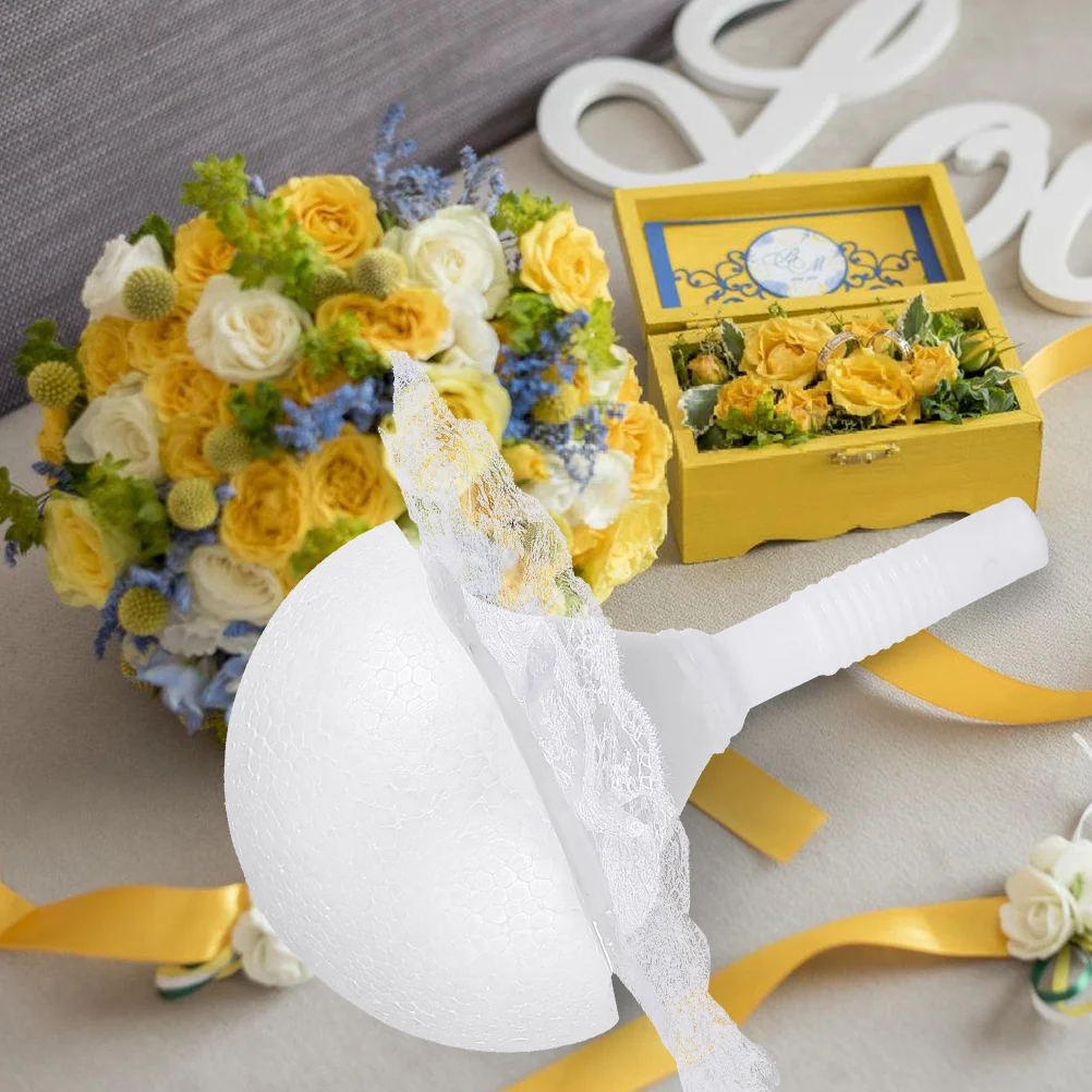 1 set 1 Set Foam Hemispherical Bridal Bouquet Holder Lace Wedding Floral Handle Craft Supply Bouquet Collar For Engagement Party
1 set 1 Set Foam Hemispherical Bridal Bouquet Holder Lace Wedding Floral Handle Craft Supply Bouquet Collar For Engagement Party