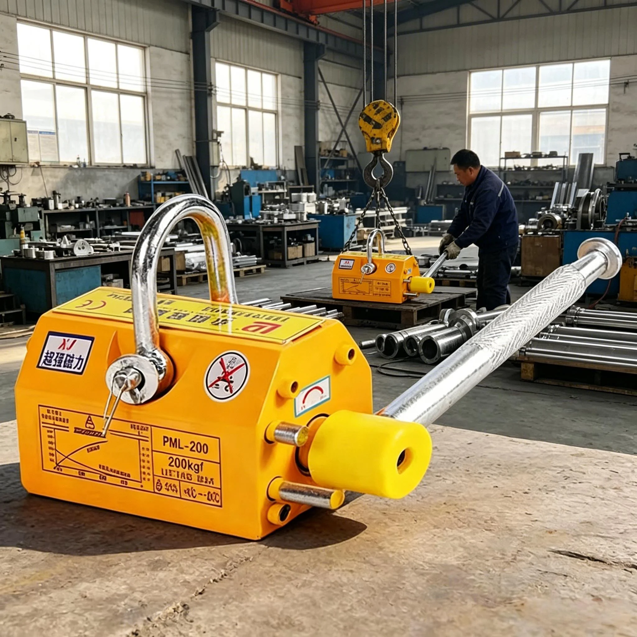 Portable Energy-saving Magnetic Lifting Device Anti Rust Durable Easy Operation Metal Material Handling Crane Lifting Tool
Portable Energy-saving Magnetic Lifting Device Anti Rust Durable Easy Operation Metal Material Handling Crane Lifting Tool