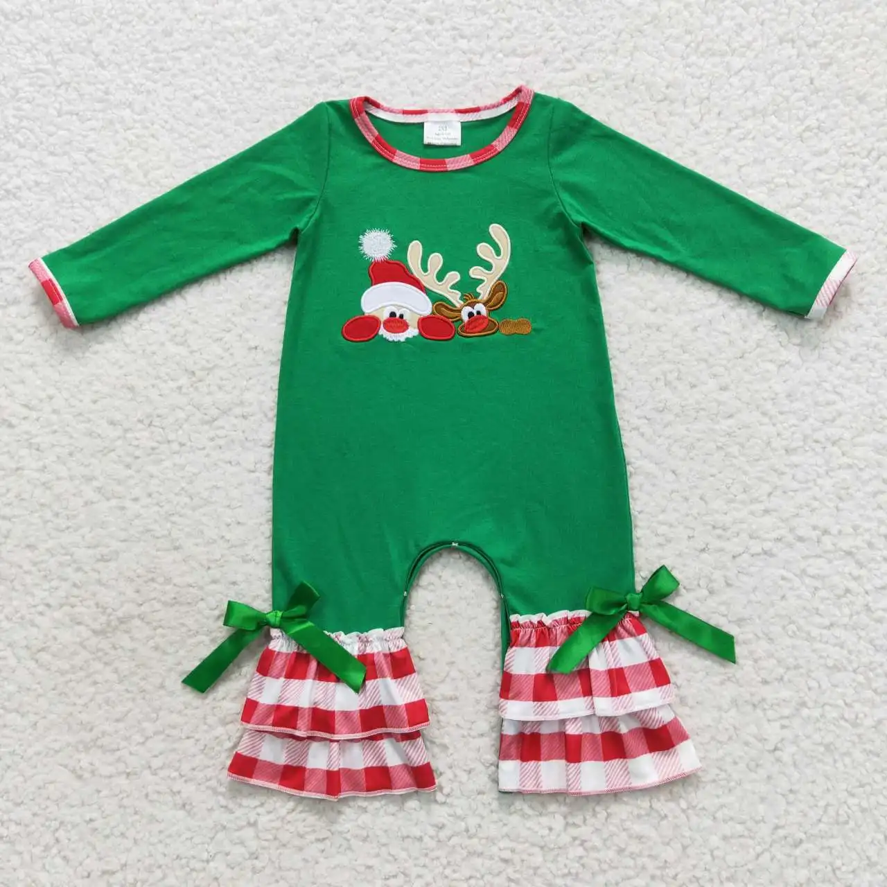 LR0395 New Arrival baby rompers kids clothes girl Santa Claus embroidered long sleeve romper Wholesale Summer baby boy clothes
LR0395 New Arrival baby rompers kids clothes girl Santa Claus embroidered long sleeve romper Wholesale Summer baby boy clothes