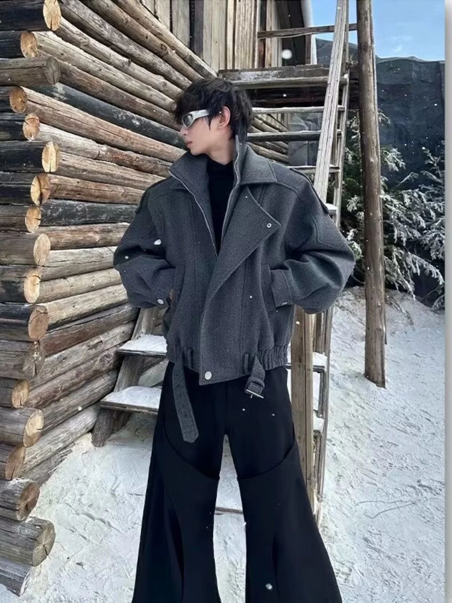 Мужская утепленная шерстяная куртка Cleanfit: осенне-зимнее бейсбольное пальто свободного кроя, повседневная молодежная модная верхняя одежда
Мужская утепленная шерстяная куртка Cleanfit: осенне-зимнее бейсбольное пальто свободного кроя, повседневная молодежная модная верхняя одежда