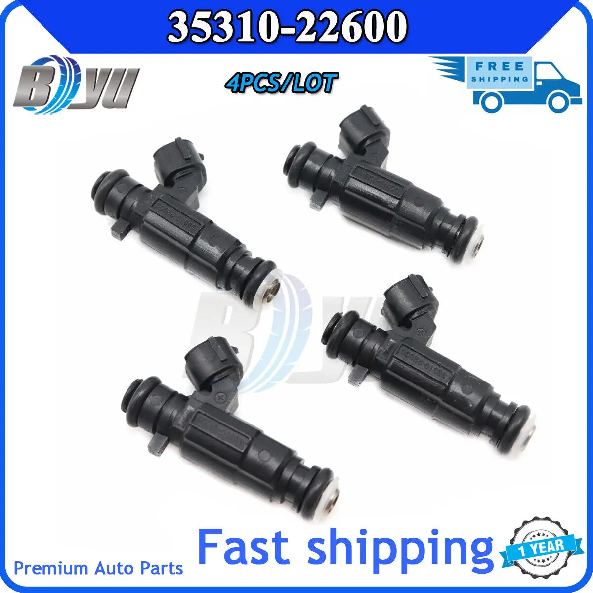 Car Fuel Injector Nozzle 4PCS For Hyundai Accent 1.5L 1.6L I4 2000-2005 35310-22600 3531022600
Car Fuel Injector Nozzle 4PCS For Hyundai Accent 1.5L 1.6L I4 2000-2005 35310-22600 3531022600