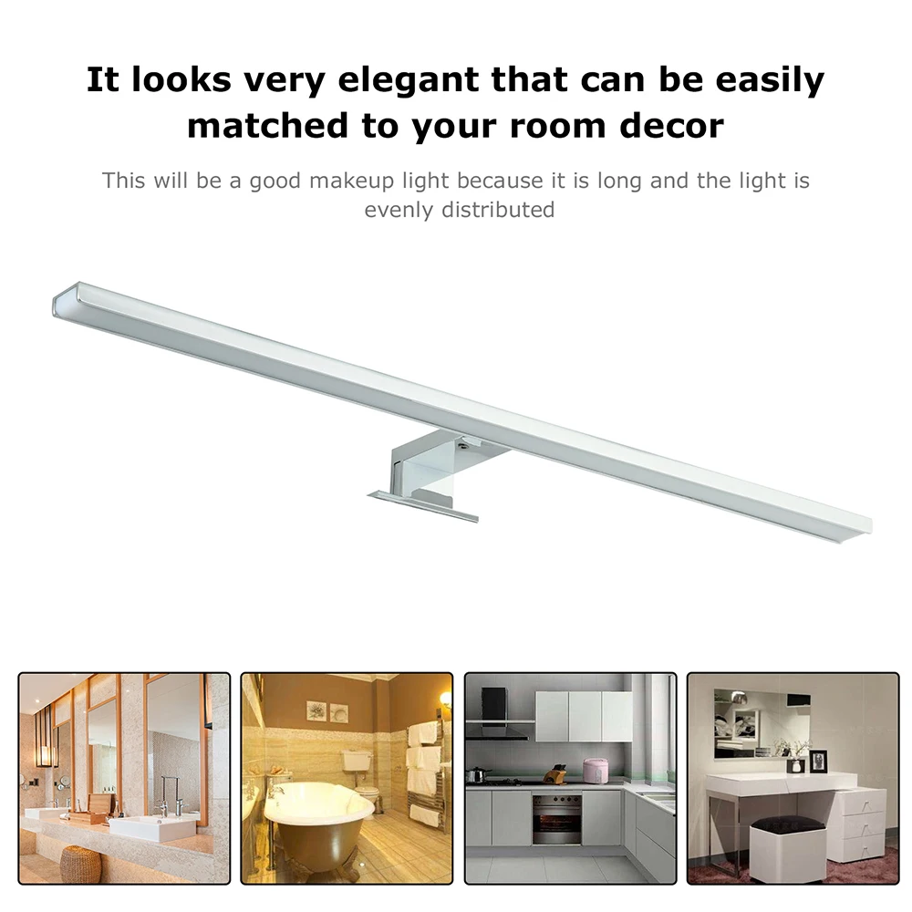 6/8W LED Mirror Light Bathroom Cabinet Light 6000K Make-up Mirror Light Vanity Wall Lamp Waterproof Indoor Mirror Front lamp
6/8W LED Mirror Light Bathroom Cabinet Light 6000K Make-up Mirror Light Vanity Wall Lamp Waterproof Indoor Mirror Front lamp