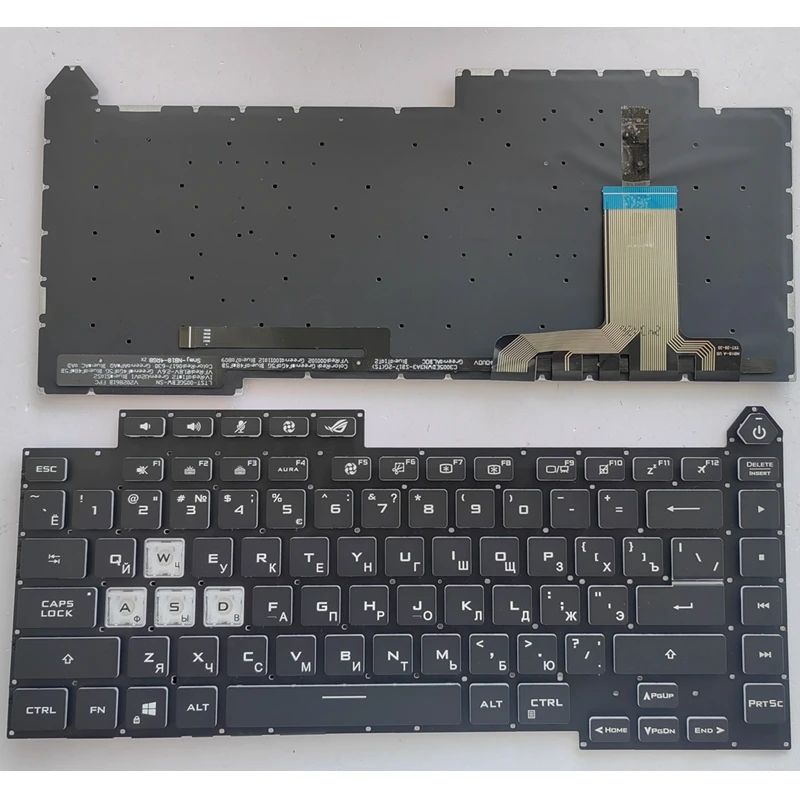 Клавиатура RU RGB Backlight для Asus ROG Strix G15 2021 G513Q G513QY G513QM G533 5R G513RC G513RM G513RW G513QR G513QE G513IM G513
Клавиатура RU RGB Backlight для Asus ROG Strix G15 2021 G513Q G513QY G513QM G533 5R G513RC G513RM G513RW G513QR G513QE G513IM G513