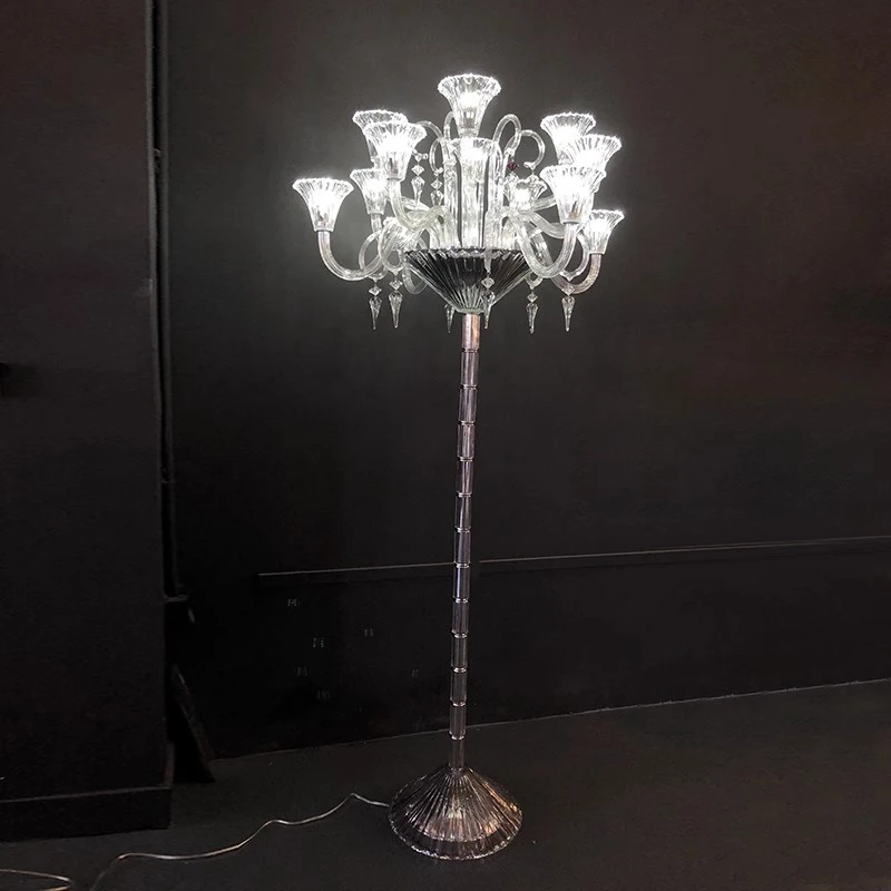 French Luxury Crystal - Decorated Candle Floor Lamp, For Villa Living Room Sofa Edge, Hotel Coffee Table
French Luxury Crystal - Decorated Candle Floor Lamp, For Villa Living Room Sofa Edge, Hotel Coffee Table