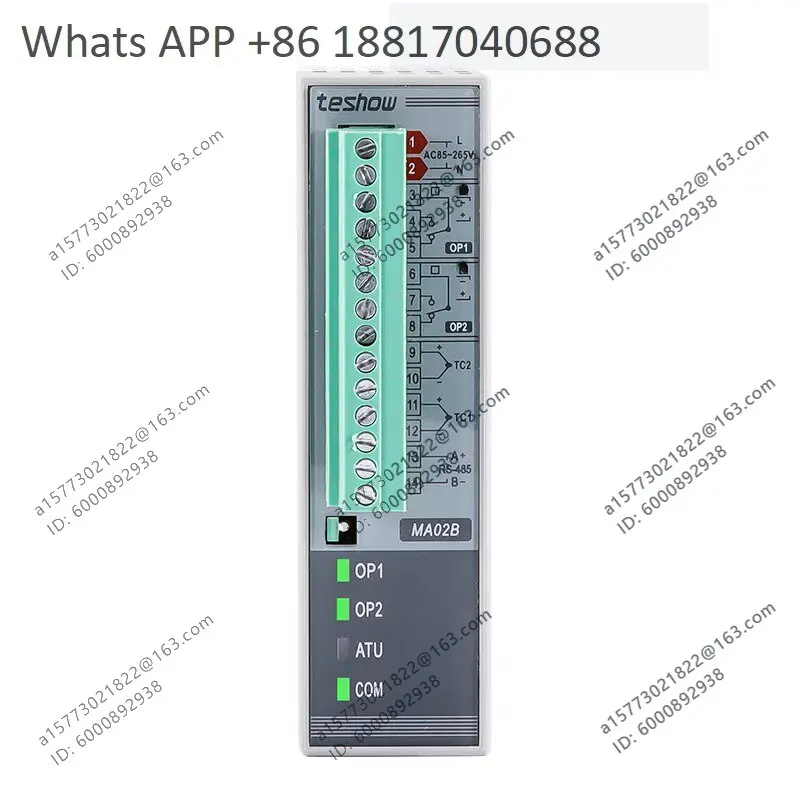 1PCS, temperature control module MA01B MA02B intelligent PID control module temperature with RS485 communication
1PCS, temperature control module MA01B MA02B intelligent PID control module temperature with RS485 communication