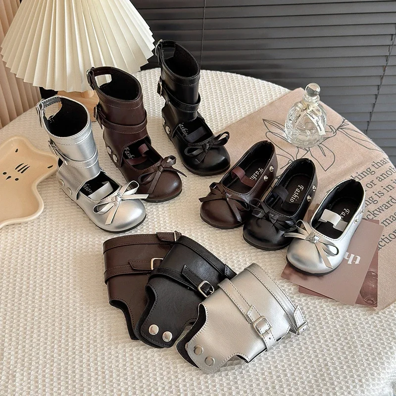 Children Casual Shoes for Girls 2025 Autumn New Fashion Korean Style Soft Bottom Anti-slippery Versatile Princess Mid-calf Boots
Children Casual Shoes for Girls 2025 Autumn New Fashion Korean Style Soft Bottom Anti-slippery Versatile Princess Mid-calf Boots
