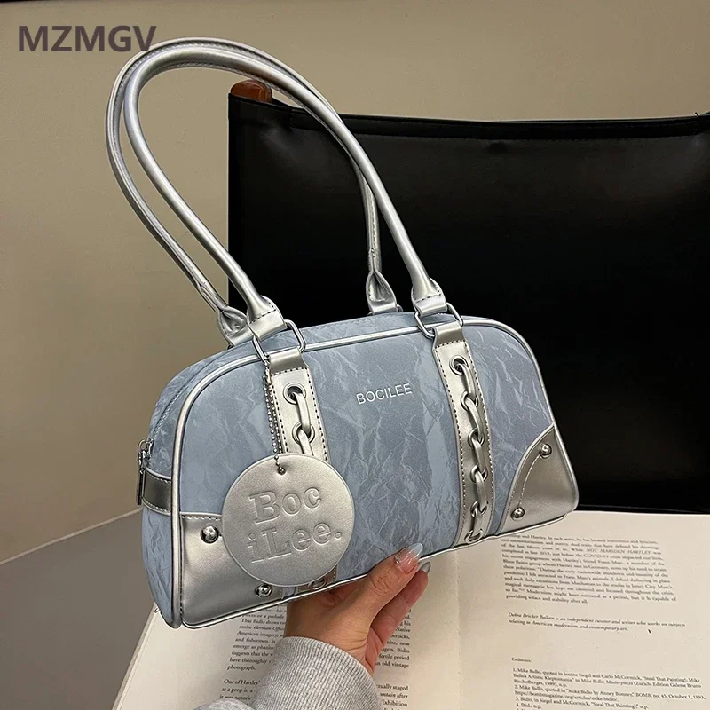 2025 Shoulder Bag for Women, Large Capacity Single Shoulder Underarm Bag, Color-blocked Handbag Boston Bag, Trendy and Versatile
2025 Shoulder Bag for Women, Large Capacity Single Shoulder Underarm Bag, Color-blocked Handbag Boston Bag, Trendy and Versatile
