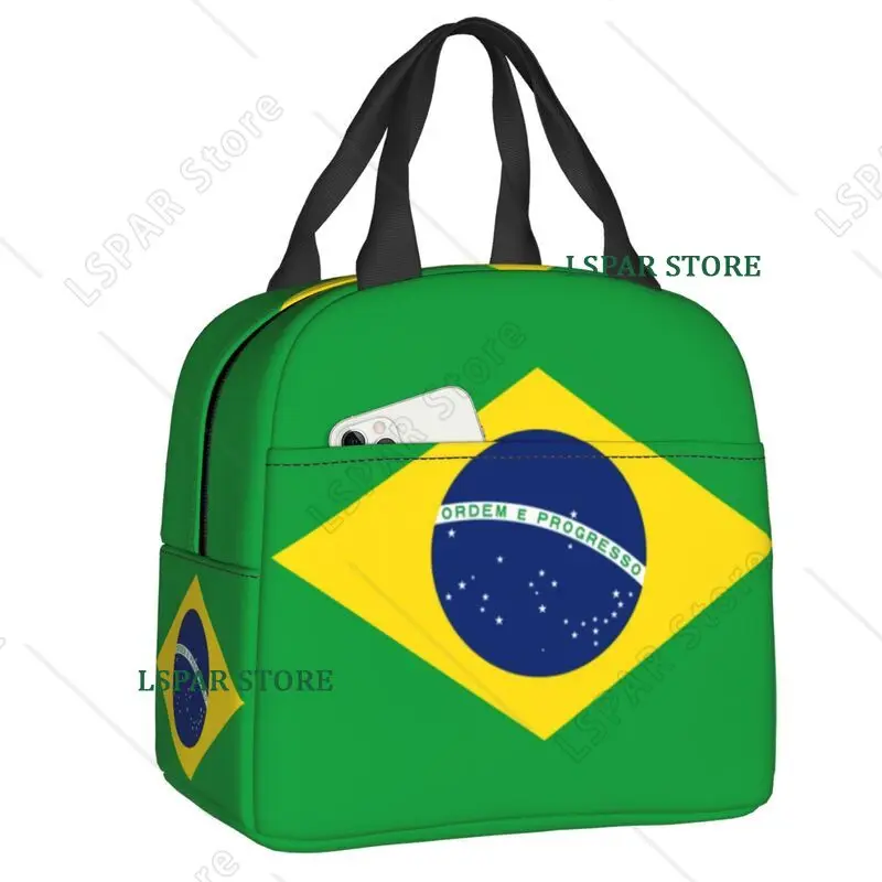 Brazil Flag Resuable Lunch Boxes Women Waterproof Cooler Thermal Food Insulated Lunch Bag School Children Student
Brazil Flag Resuable Lunch Boxes Women Waterproof Cooler Thermal Food Insulated Lunch Bag School Children Student