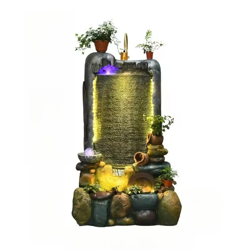 Large Outdoor Decorative Fountain with Smoke Waterfall and Lights Perfect for Creative Luxury Garden Home
Large Outdoor Decorative Fountain with Smoke Waterfall and Lights Perfect for Creative Luxury Garden Home