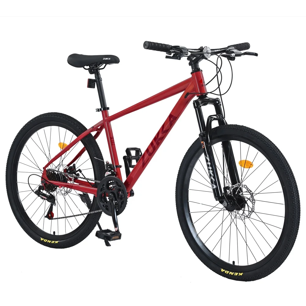 26 Inch Mountain Bike for Men Women Steel Frame 24 Speed Suspension Fork KENDA Tires Bicycle Dual Disc Brakes City Trail Biking
26 Inch Mountain Bike for Men Women Steel Frame 24 Speed Suspension Fork KENDA Tires Bicycle Dual Disc Brakes City Trail Biking