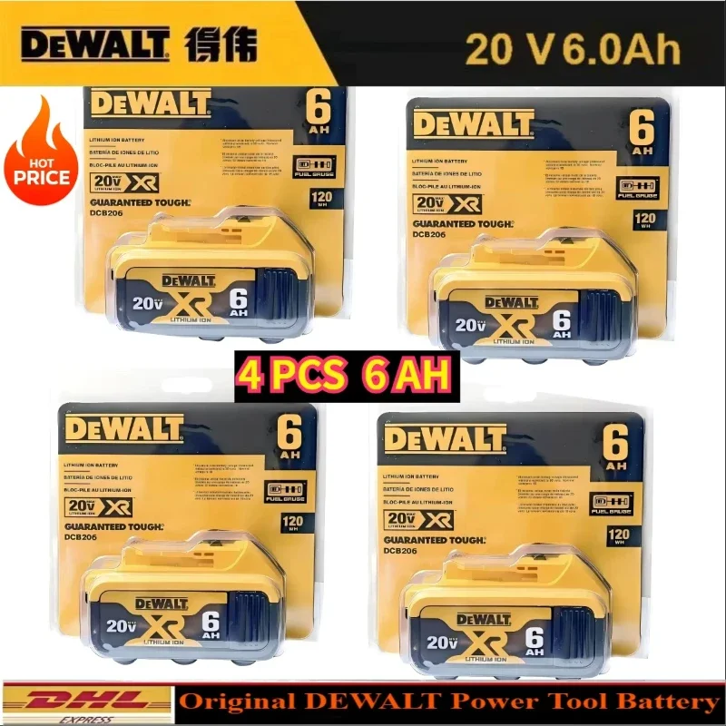 New 100% Original 6Ah 20V Original Dewalt Power Tool Battery DCB206 DCB206 20V Battery DCB205 DCB200
New 100% Original 6Ah 20V Original Dewalt Power Tool Battery DCB206 DCB206 20V Battery DCB205 DCB200