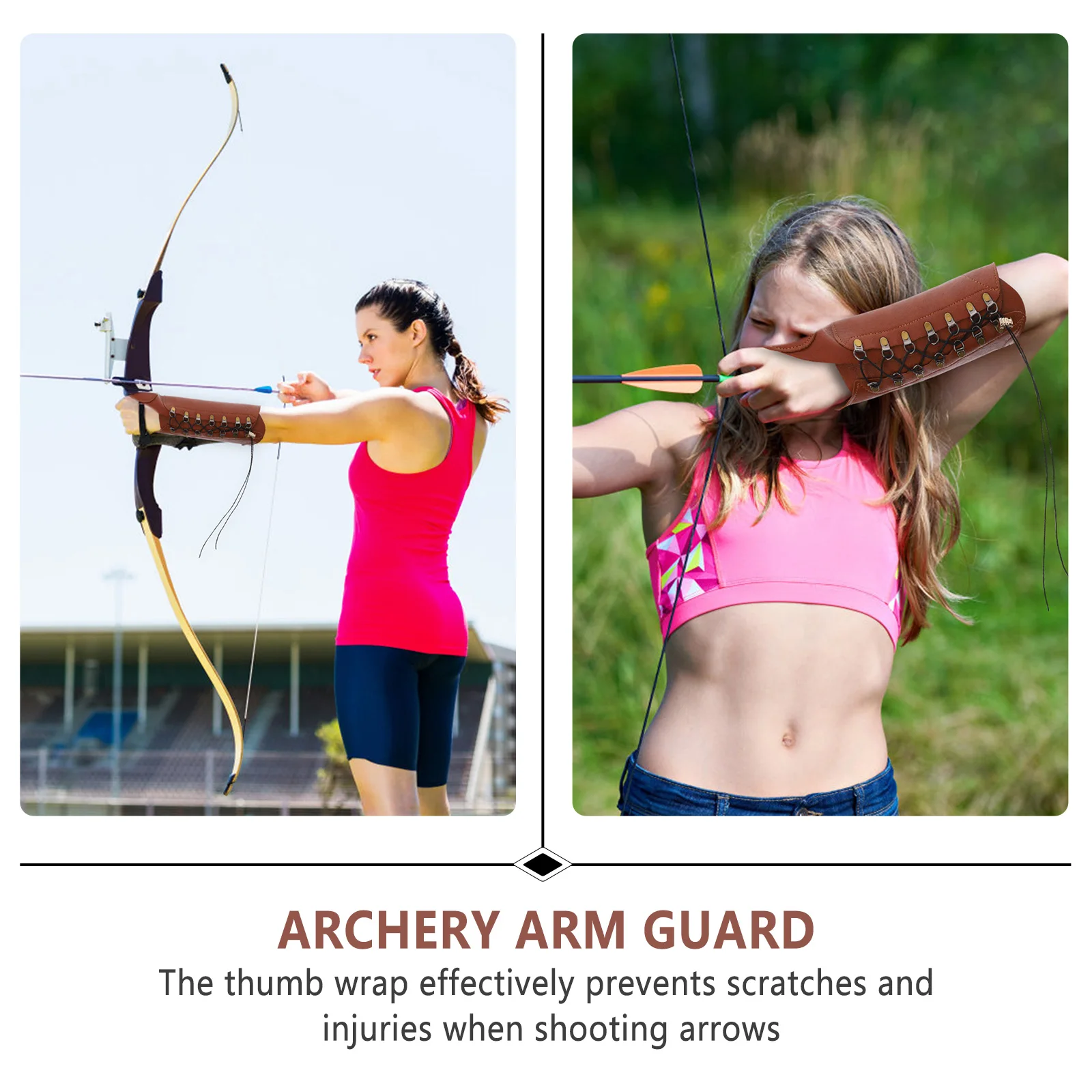 Archery Arm Guard Wrist Protector PU Adjustable Elastic Durable Comfortable Outdoor Practice Arrow Shooting Forearm
Archery Arm Guard Wrist Protector PU Adjustable Elastic Durable Comfortable Outdoor Practice Arrow Shooting Forearm