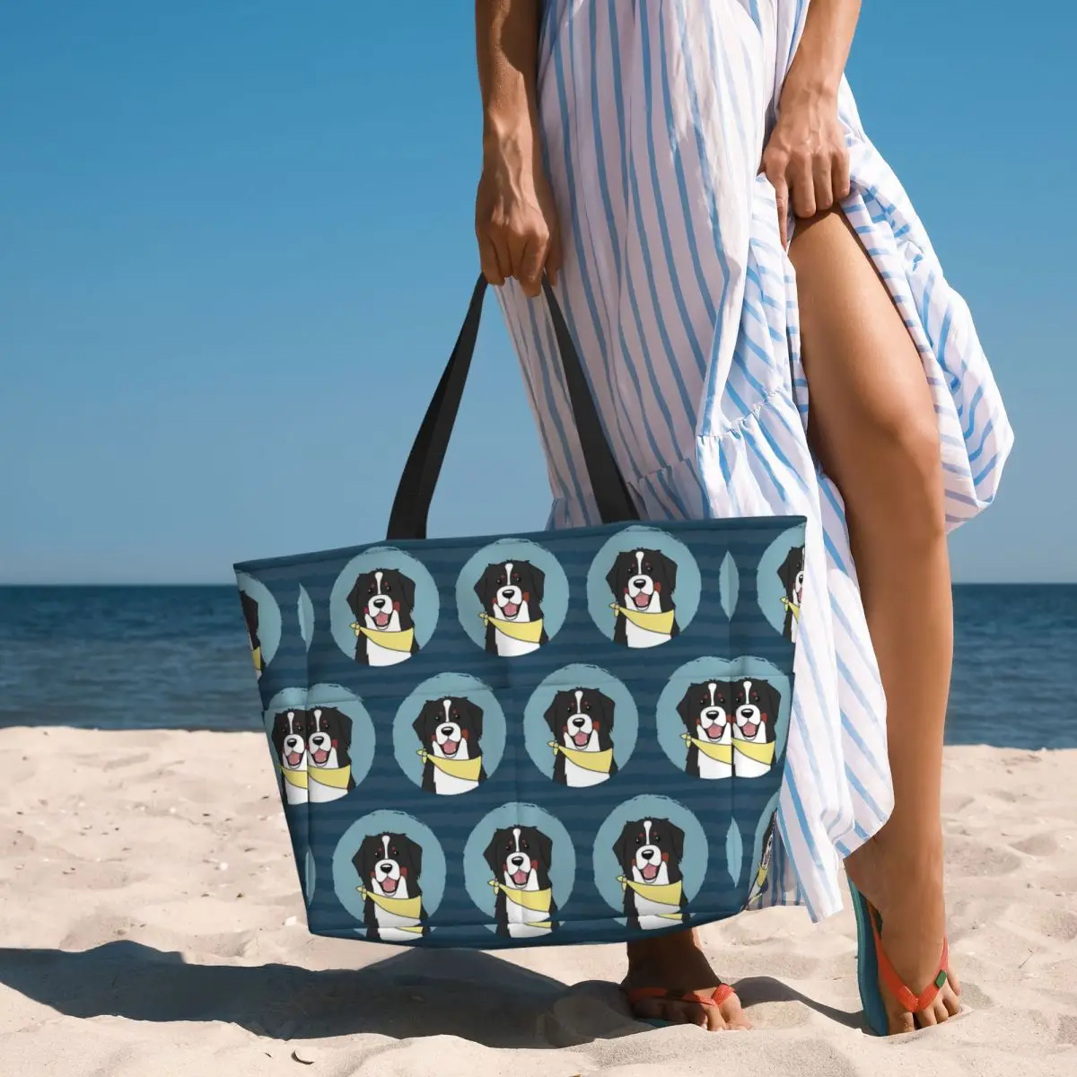 Friendly Bernese Mountain Dog Animal Beach Tote Bag Sport Gym Yoga Duffle Large Tote Bag Women Travel Bag Fitness bag
Friendly Bernese Mountain Dog Animal Beach Tote Bag Sport Gym Yoga Duffle Large Tote Bag Women Travel Bag Fitness bag