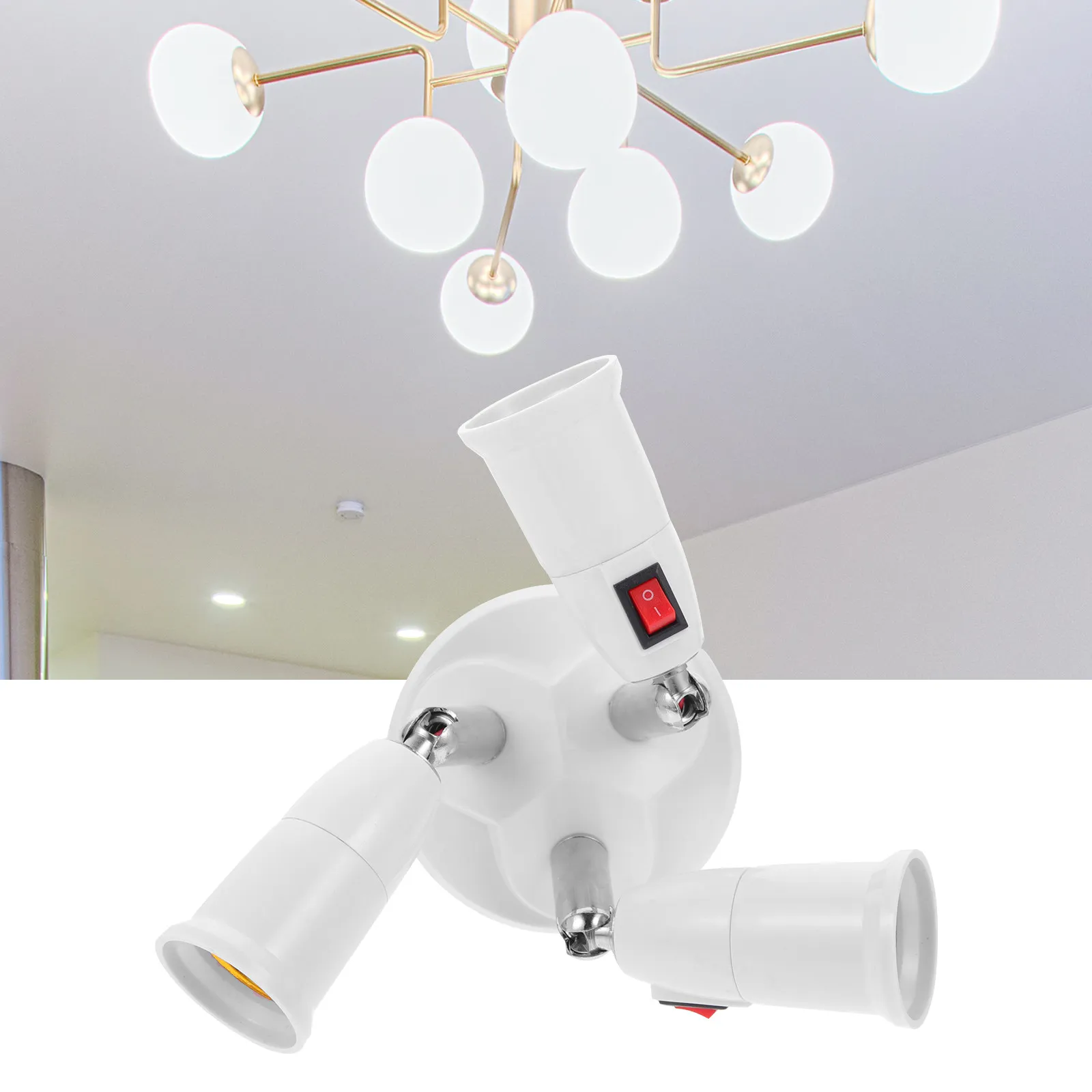 E27 Splitter Bulb Adapter Fireproof Socket Converter Perfect for Office Home Workshop Light Bulb Extender Socket
E27 Splitter Bulb Adapter Fireproof Socket Converter Perfect for Office Home Workshop Light Bulb Extender Socket