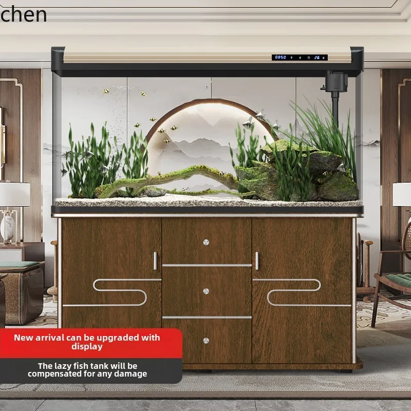 YG fish tank, small and medium-sized water-free lazy aquarium, living room with cabinet goldfish tank
YG fish tank, small and medium-sized water-free lazy aquarium, living room with cabinet goldfish tank