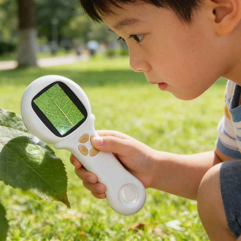 Microscope for Kids with 2 Inch Screen 1000x Zoom Children Science Experiment Mini Handheld Microscope Camera Birthday Gifts
Microscope for Kids with 2 Inch Screen 1000x Zoom Children Science Experiment Mini Handheld Microscope Camera Birthday Gifts