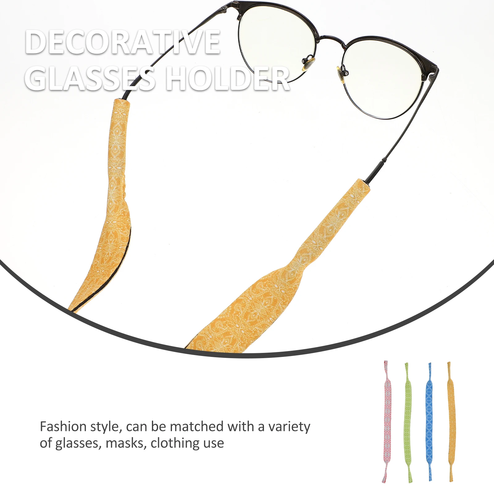 4pcs Non slip Glasses Strap Diving Fabric Wear resistant Holder Lanyards Sports Outdoor Accessory Kids Friendly Decorative
4pcs Non slip Glasses Strap Diving Fabric Wear resistant Holder Lanyards Sports Outdoor Accessory Kids Friendly Decorative