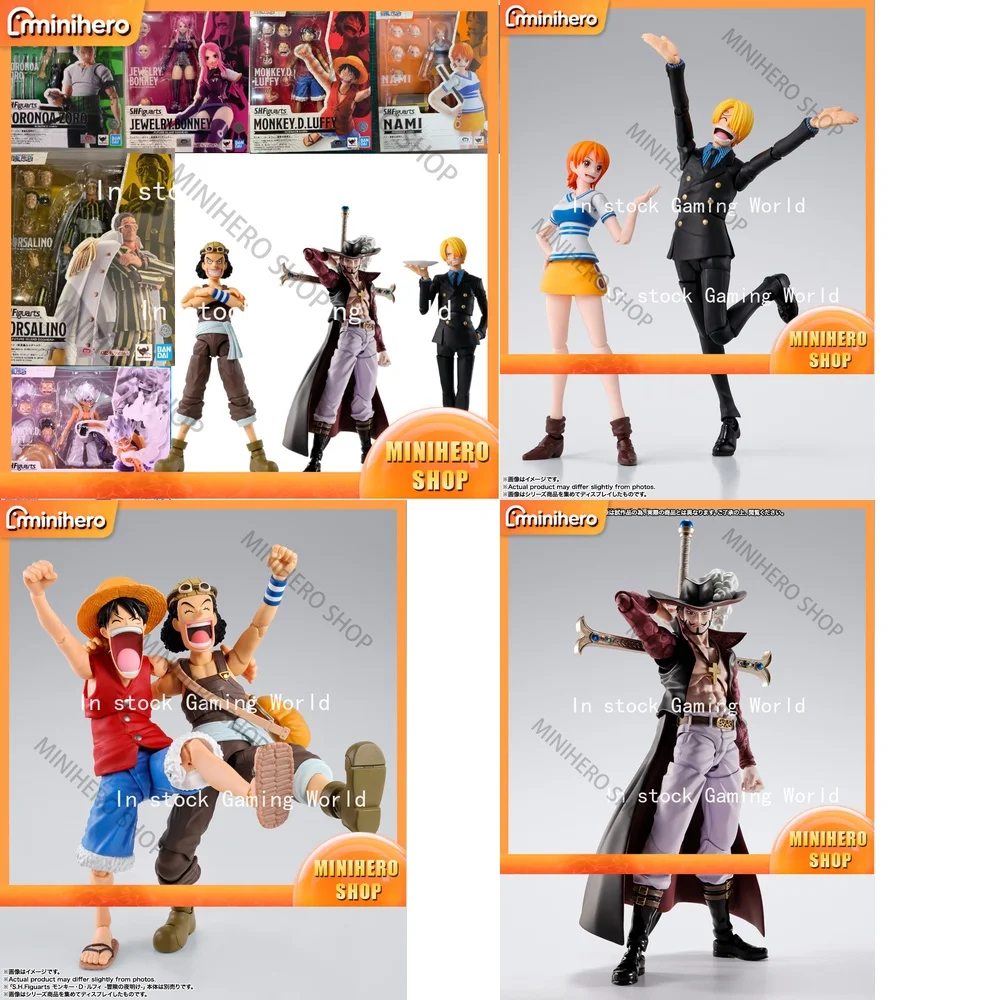 Bandai One Piece SHFiguarts Action Figure Sanji Nami Luffy Dracule Mihawk Borsalino Jewelry Bonney Collectible Model Toy for
Bandai One Piece SHFiguarts Action Figure Sanji Nami Luffy Dracule Mihawk Borsalino Jewelry Bonney Collectible Model Toy for