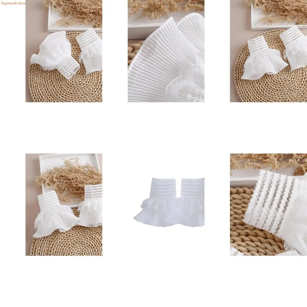 Q5WE Fashion Pleated Wrist Sleeve Women Flared Cuffs All-match Shirts Accessories
Q5WE Fashion Pleated Wrist Sleeve Women Flared Cuffs All-match Shirts Accessories