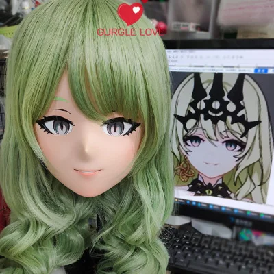 (GLb026)Customize Character Female Girl Resin Half Head Crossdress Cosplay Japanese Anime Role Kigurumi Mask With Eyes And Wig
(GLb026)Customize Character Female Girl Resin Half Head Crossdress Cosplay Japanese Anime Role Kigurumi Mask With Eyes And Wig