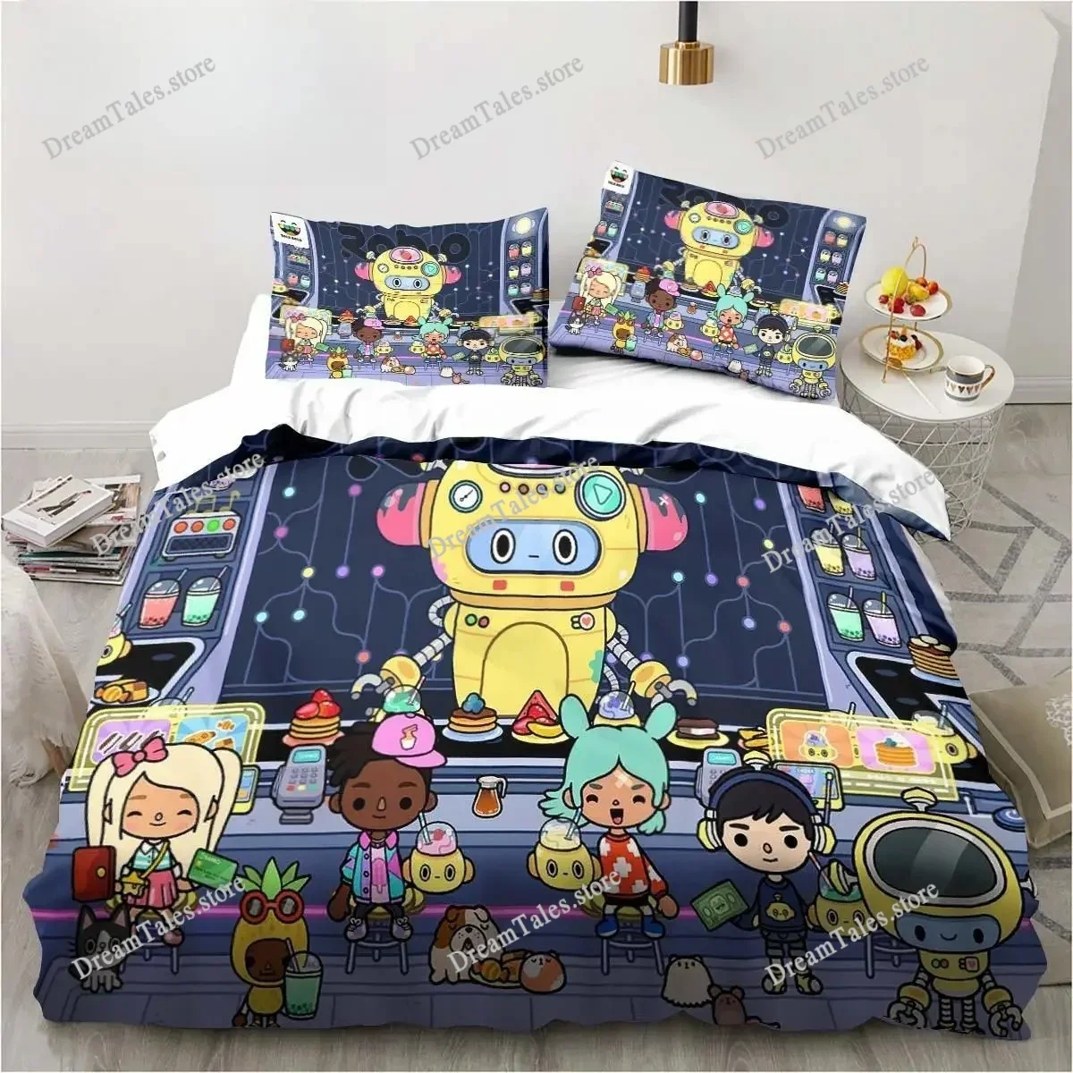 New Game Toca Life World Bedding Set Excavator Sheet King Twin Double Child Bedding Set Mircofiber or Polyester Duvet Cover Set7
New Game Toca Life World Bedding Set Excavator Sheet King Twin Double Child Bedding Set Mircofiber or Polyester Duvet Cover Set7