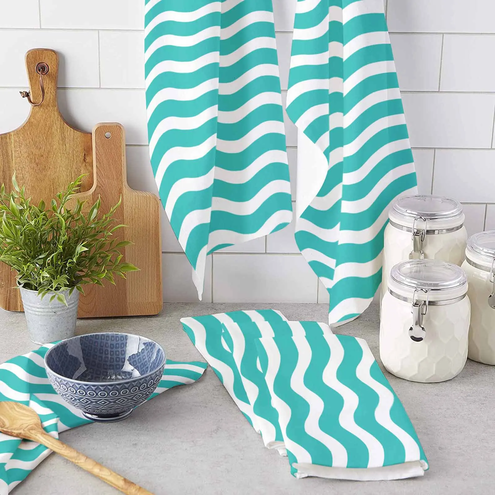 Cyan Water Ripple Striped Microfiber Kitchen Dish Cleaning Tool Towels Absorbent Rag Household Tea Cloth
Cyan Water Ripple Striped Microfiber Kitchen Dish Cleaning Tool Towels Absorbent Rag Household Tea Cloth