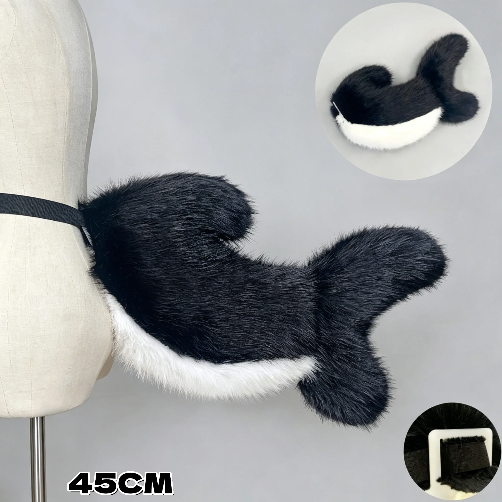 Handmade Plush Shark Tail Kig 54CM Simulation Beast Cosplay Prop Cute Furry Fursuit for Costume Accessories
Handmade Plush Shark Tail Kig 54CM Simulation Beast Cosplay Prop Cute Furry Fursuit for Costume Accessories