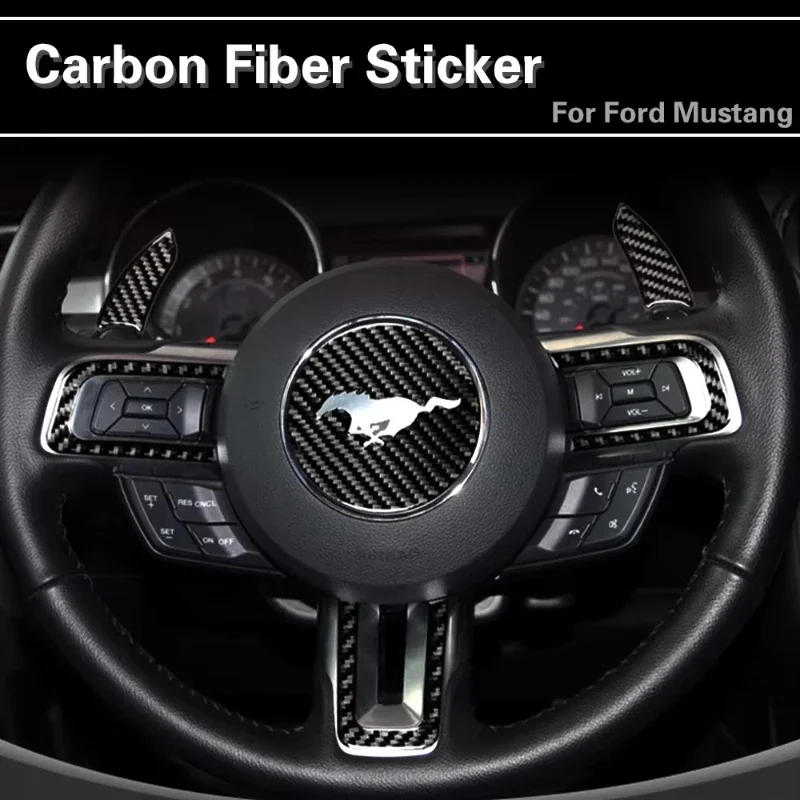 Ford Mustang GT Carbon Fiber Car Steering Wheel Badge Cover Emblem Sticker Horse Decal Auto Interior Modification Accessory
Ford Mustang GT Carbon Fiber Car Steering Wheel Badge Cover Emblem Sticker Horse Decal Auto Interior Modification Accessory