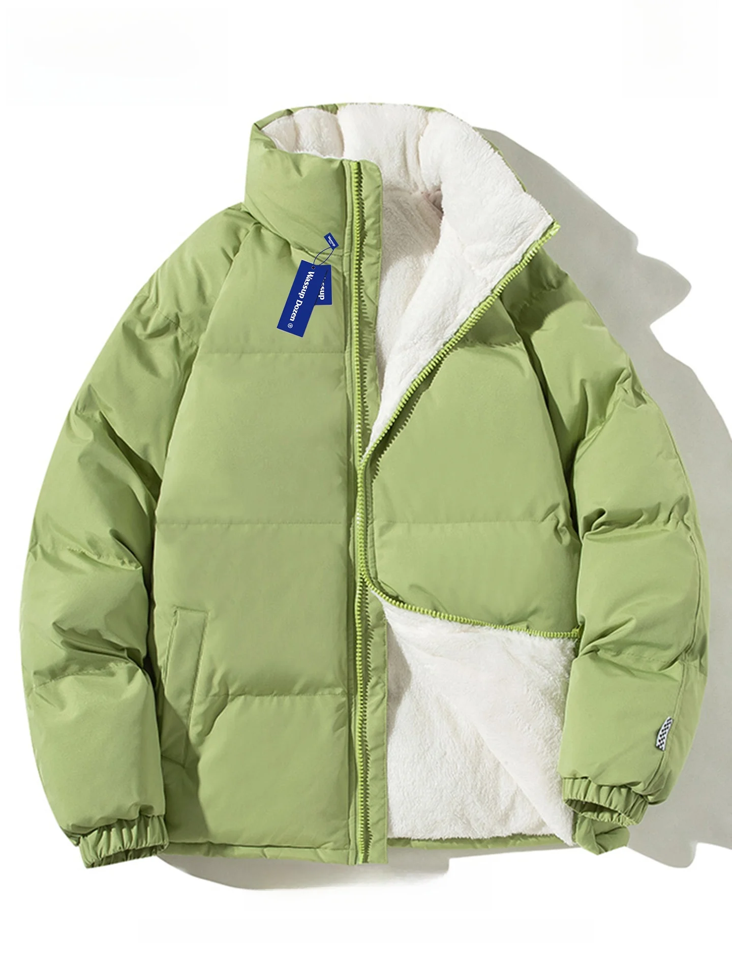 Wassup Dozen Men's Thiened Fce Lined Stand Collar down Cotton Jaet Casual Leisure eepskin Cotton Coat Winter Warm
Wassup Dozen Men's Thiened Fce Lined Stand Collar down Cotton Jaet Casual Leisure eepskin Cotton Coat Winter Warm