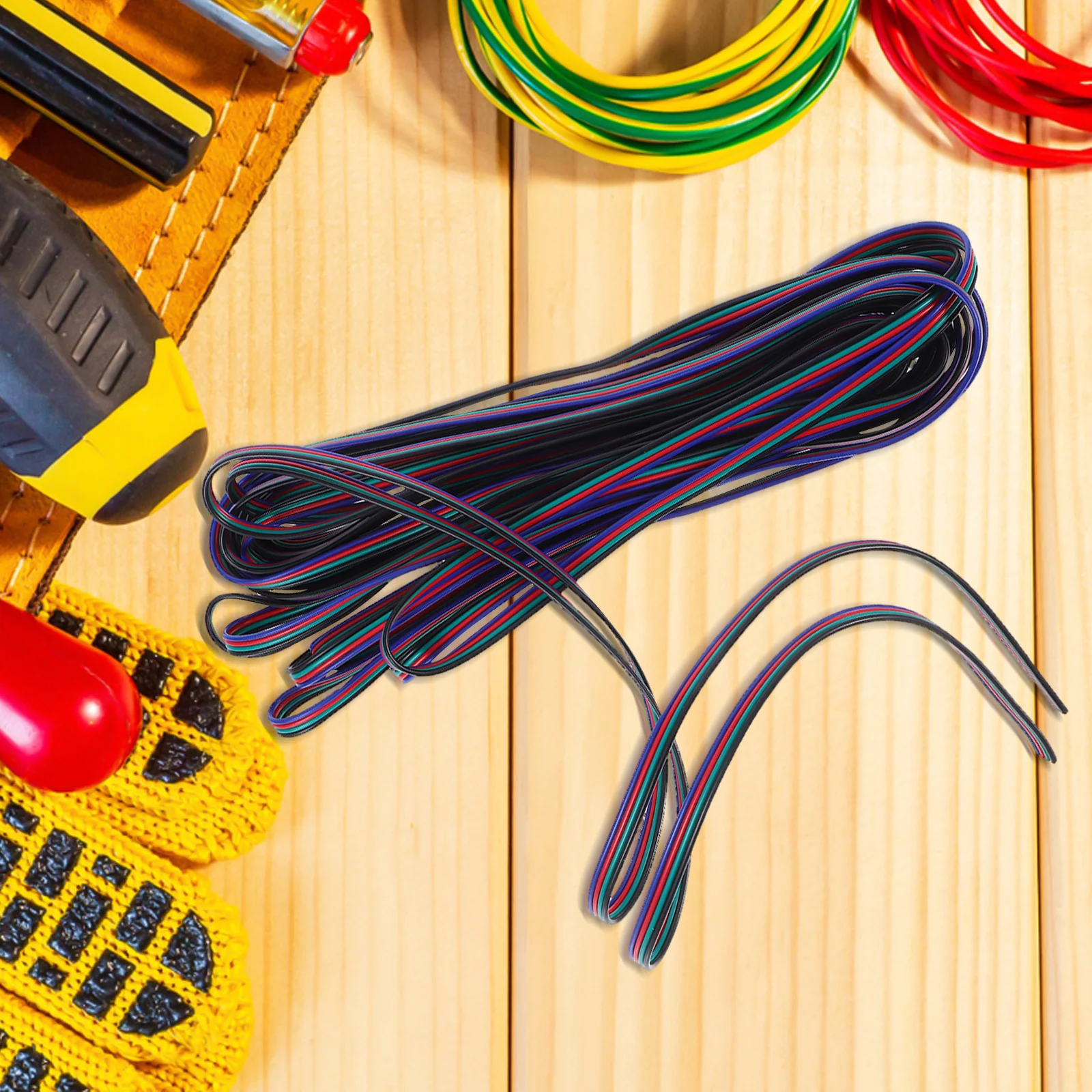 10M 4-Pin Rgb Extension Cord for LED Strip Lights Rgb5050 Rgb3528 Heavy-Duty Copper Wire Ideal for Home Decor Lighting
10M 4-Pin Rgb Extension Cord for LED Strip Lights Rgb5050 Rgb3528 Heavy-Duty Copper Wire Ideal for Home Decor Lighting