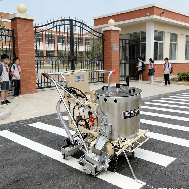 Customized Road Line Marking Machine Portable Cold Paint Striper for Small Parking Lot Courtyard Roadway Line Marking Project
Customized Road Line Marking Machine Portable Cold Paint Striper for Small Parking Lot Courtyard Roadway Line Marking Project