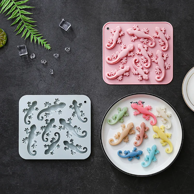 8 Cavity Different Sizes Gecko Theme Silicone Molds Fondant Candy Chocolate Mould Fudge Epoxy Resin Mold Cake Decorating Tools
8 Cavity Different Sizes Gecko Theme Silicone Molds Fondant Candy Chocolate Mould Fudge Epoxy Resin Mold Cake Decorating Tools