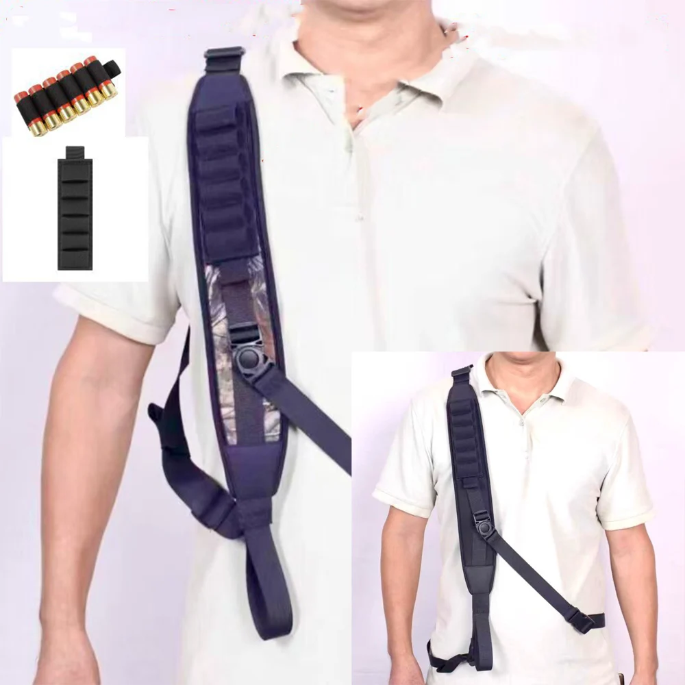 Tactical 2 Point Rifle Sling Adjustable Airsoft Shotgun Harness with Six-Hole Magazine Clip for CS Hunting Paintball Shooting
Tactical 2 Point Rifle Sling Adjustable Airsoft Shotgun Harness with Six-Hole Magazine Clip for CS Hunting Paintball Shooting