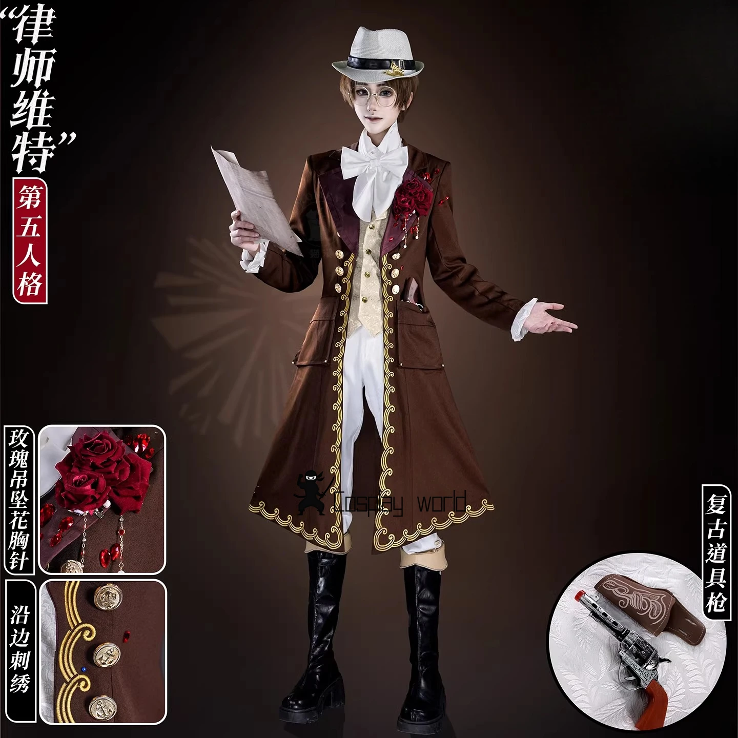 Identity V Freddy Riley Lawyer Deductive Star QiZhen Fashion Game Suit Handsome Uniform Cosplay Costume Halloween 0 sold
Identity V Freddy Riley Lawyer Deductive Star QiZhen Fashion Game Suit Handsome Uniform Cosplay Costume Halloween 0 sold