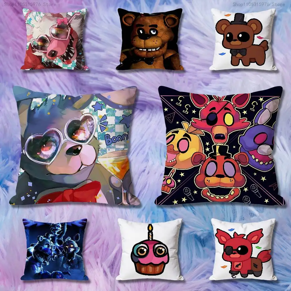 Cute F-FnafS Game Pillow Cases for Bedroom Living Room Sofa Home Decor Polyester Cushion Cover with Zipper
Cute F-FnafS Game Pillow Cases for Bedroom Living Room Sofa Home Decor Polyester Cushion Cover with Zipper