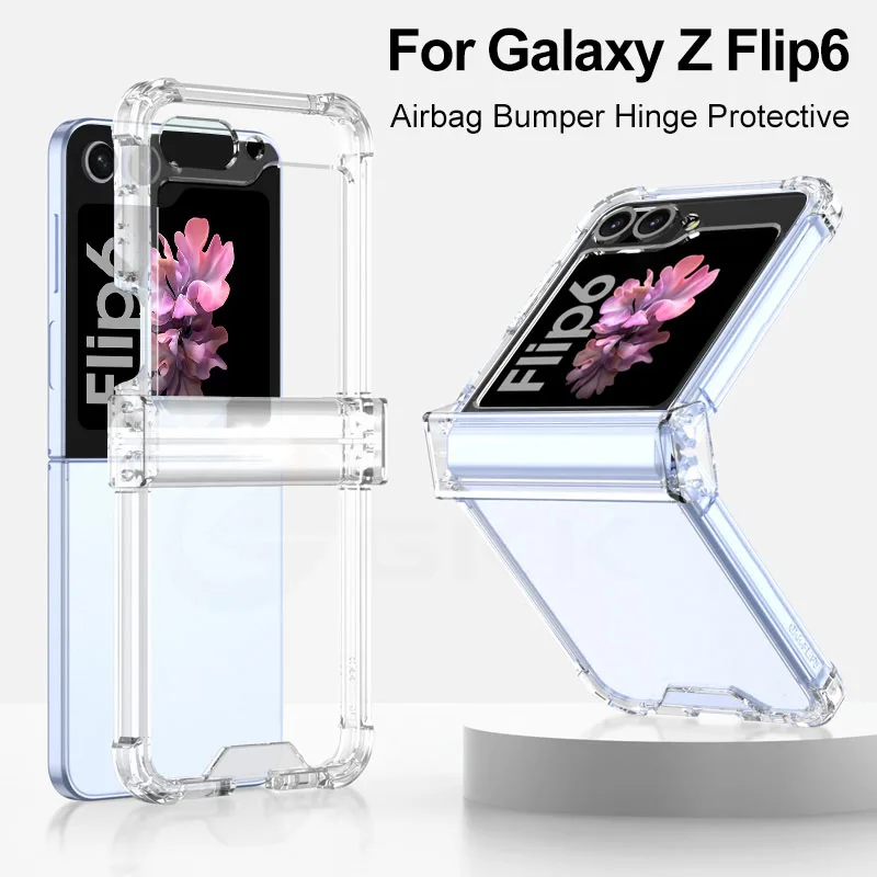 GKK Shockproof Airbag Bumper Case for Samsung Galaxy Z Flip 6 All-included Hinge Hard Back Cover For Galaxy Z Flip 5 Case Funda
GKK Shockproof Airbag Bumper Case for Samsung Galaxy Z Flip 6 All-included Hinge Hard Back Cover For Galaxy Z Flip 5 Case Funda
