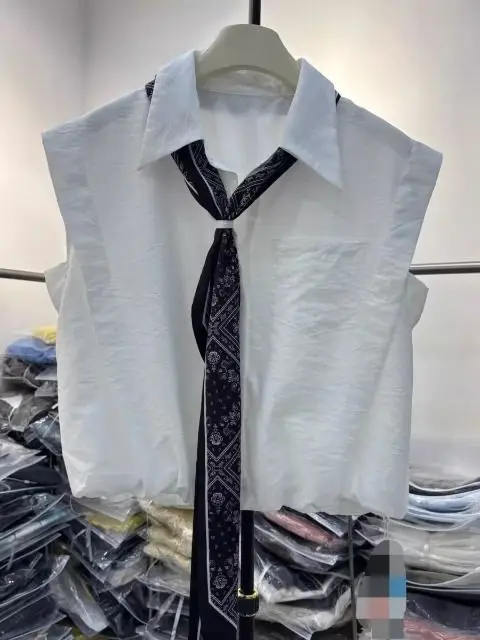 Summer 2026 Loose Women's Fashionable Casual Shirt Sleeveless Turn-down Collar Versatile Slimming Top Trendy
Summer 2026 Loose Women's Fashionable Casual Shirt Sleeveless Turn-down Collar Versatile Slimming Top Trendy